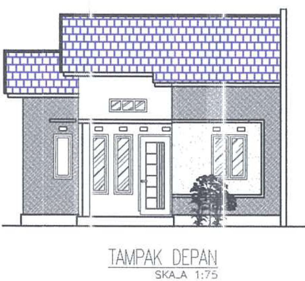 foto tampak rumah tipe 36 (117,5) perumahan PERUMAHAN GRIYA PESONA PENDAWA TAHAP III