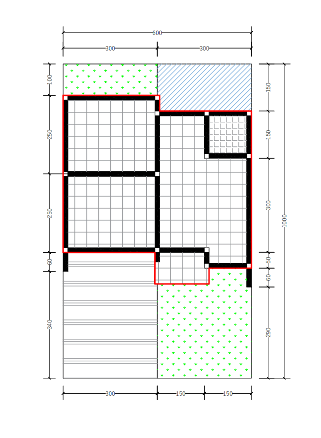 foto denah rumah tipe 36 perumahan Bumi Aura Persada