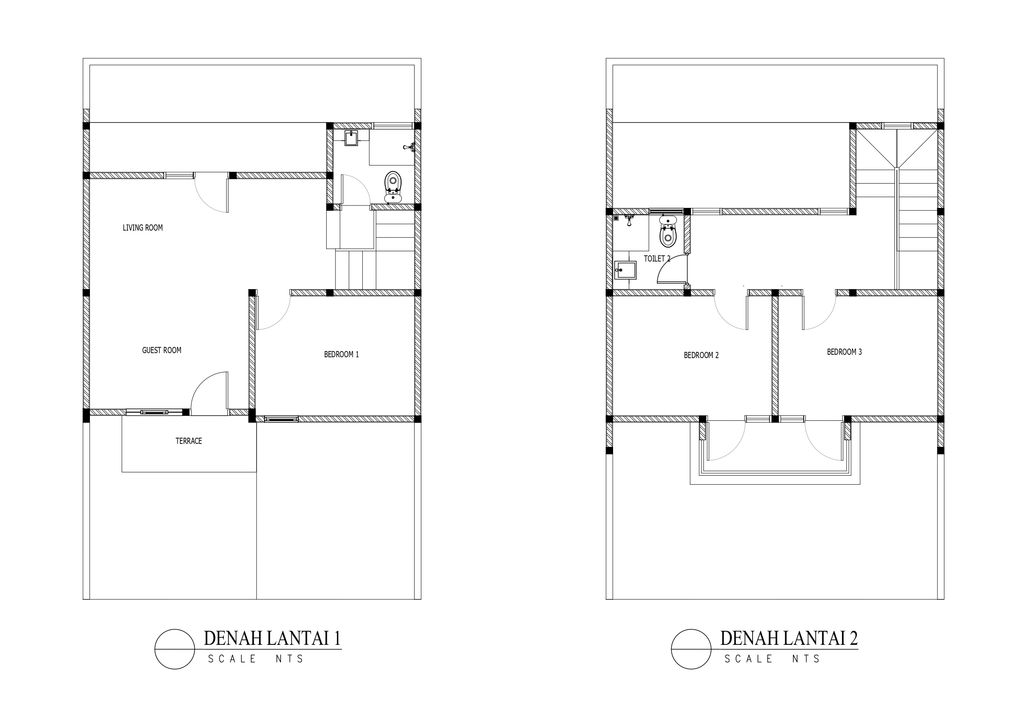 foto denah rumah tipe JASMINE perumahan PERUMAHAN PERMATA PARK VIEW 2