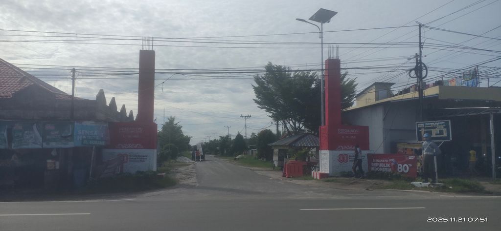 foto gerbang perumahan Griya Mumtaza Gurame Mandiri