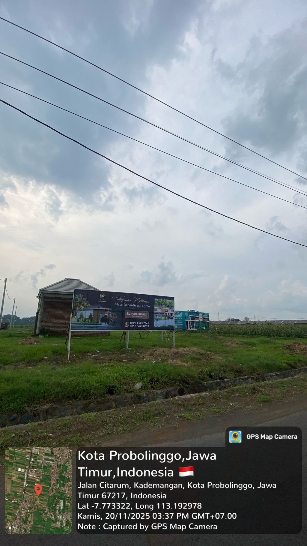 foto gerbang perumahan CITRA AVILLA PROBOLINGGO