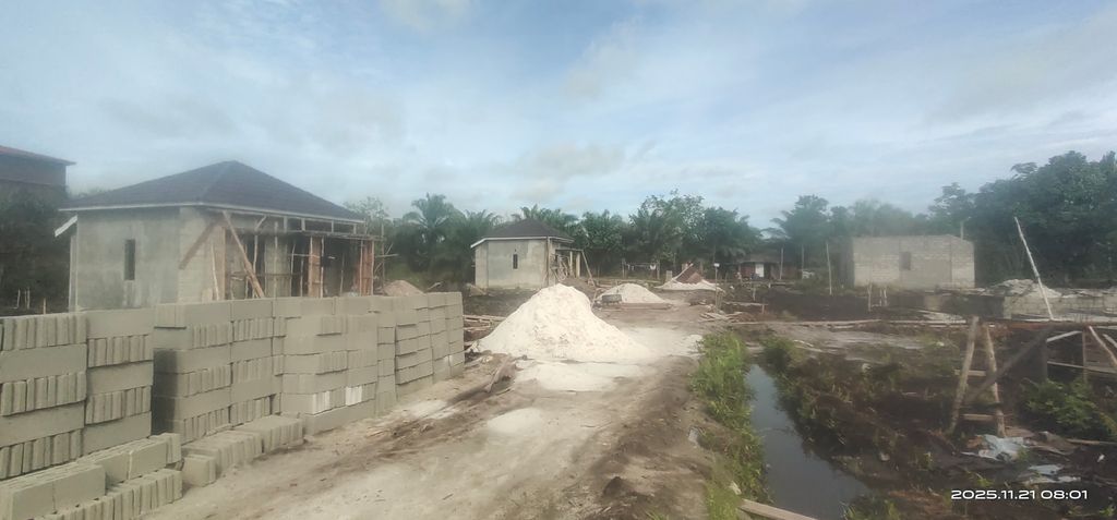 foto posisi tengah perumahan Griya Mumtaza Gurame Mandiri