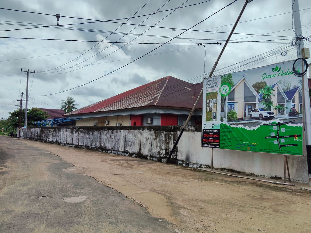 foto gerbang perumahan PERUMAHAN GREEN AULIA 4