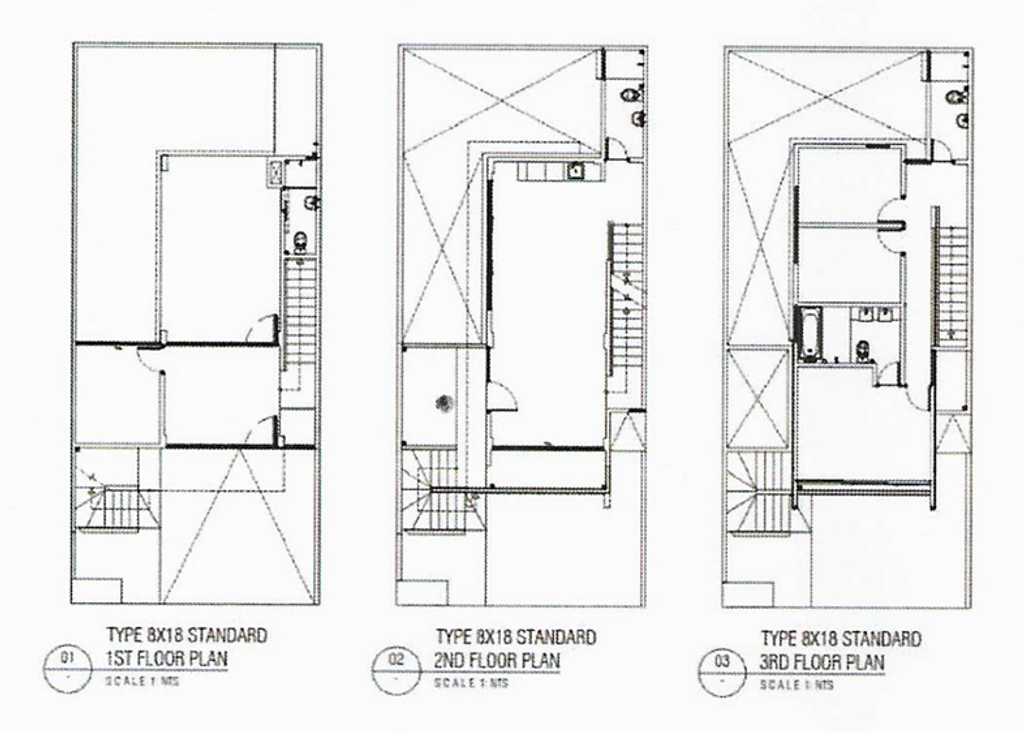 foto denah rumah tipe Lake Vista G-002 / Tudor - Standard perumahan Shila At Sawangan