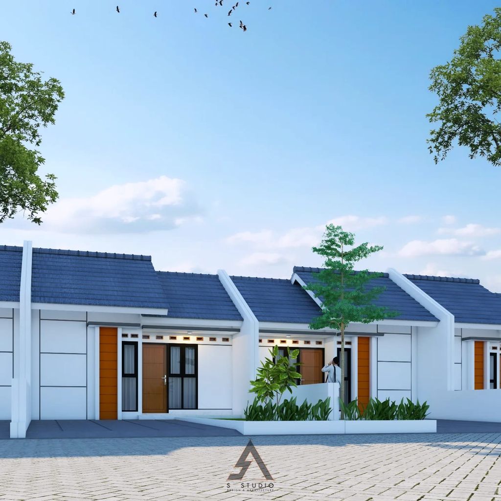 foto tampak rumah tipe 30 perumahan PERUM AGROPARK SUGIO RESIDENCE