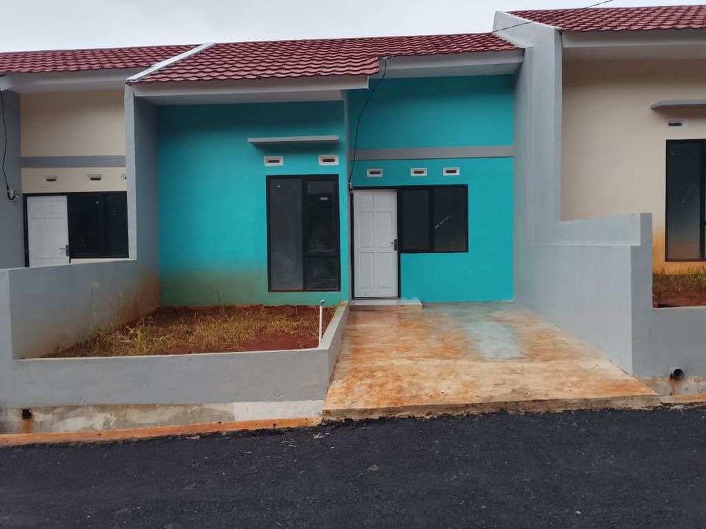 foto tampak rumah tipe Rudawi perumahan BUMI RUDAWI RESIDENCE