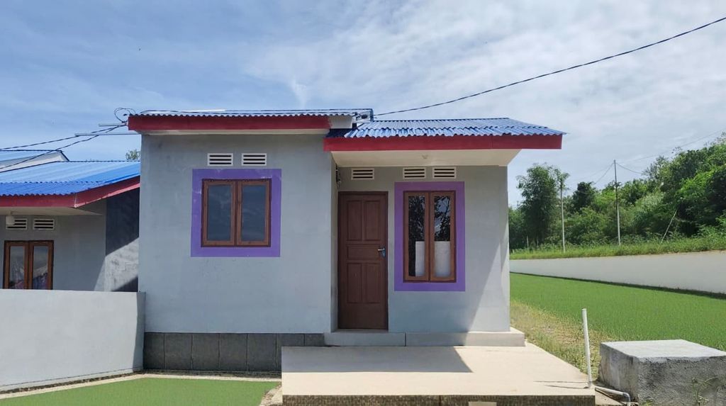 foto tampak rumah tipe 36/98 perumahan TIKALA HIGHLAND