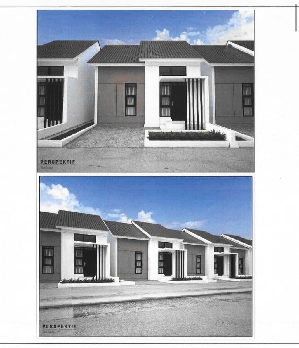 foto tampak rumah tipe 36 perumahan GRAND SENTANI