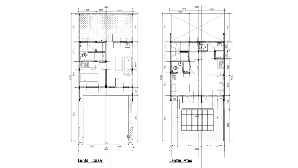foto denah rumah tipe New Cardiff perumahan ROYAL TAJUR RESIDENCE, CLUSTER DUNSTER