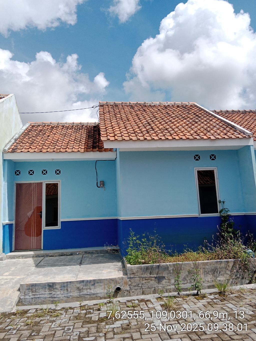 foto tampak rumah tipe 30/60 e83 perumahan GRAND MAHKOTA SULTAN 4
