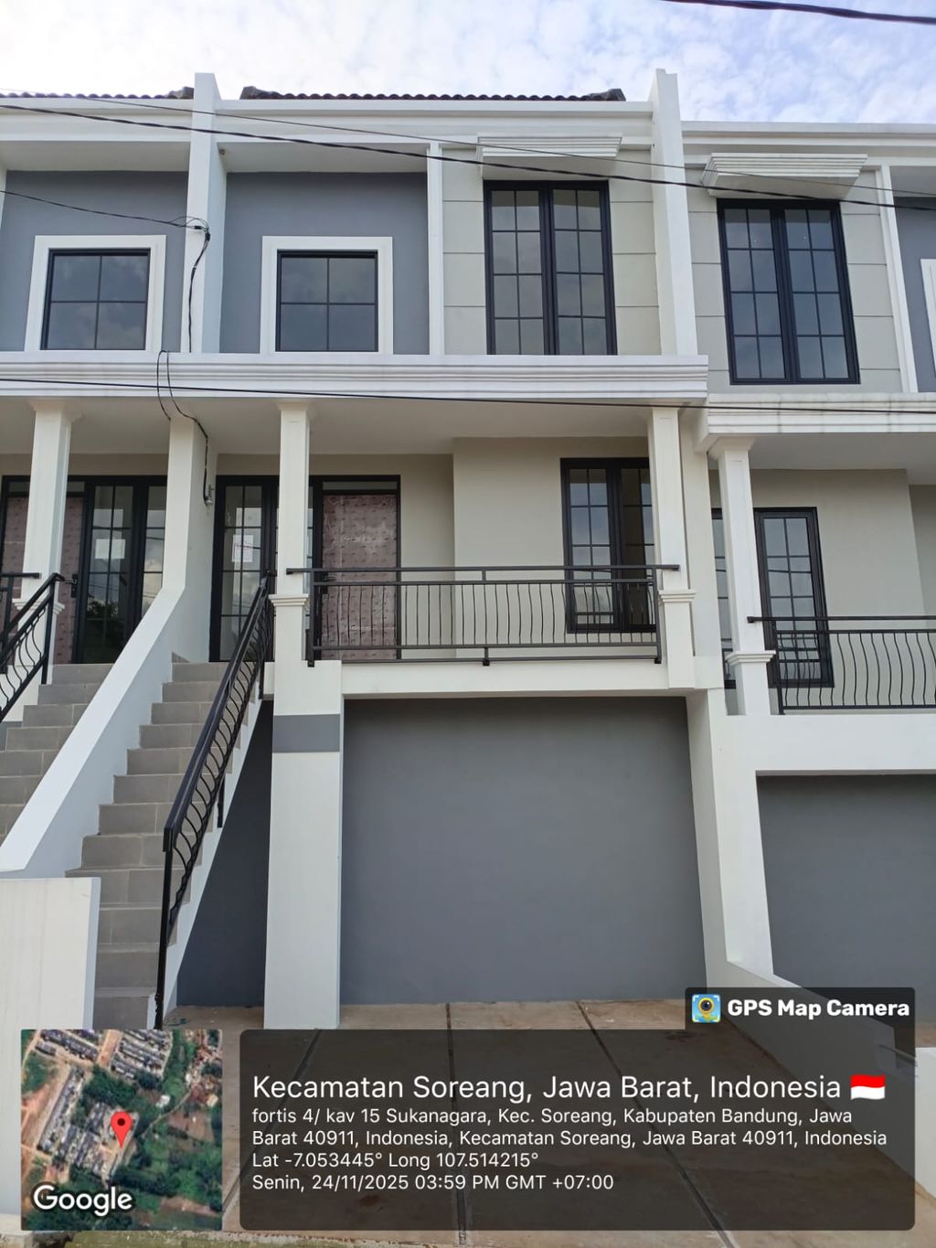 foto tampak rumah tipe 36 Mezanin (2KT) + teras (landed) (304) perumahan Bukit Sukanagara Resort