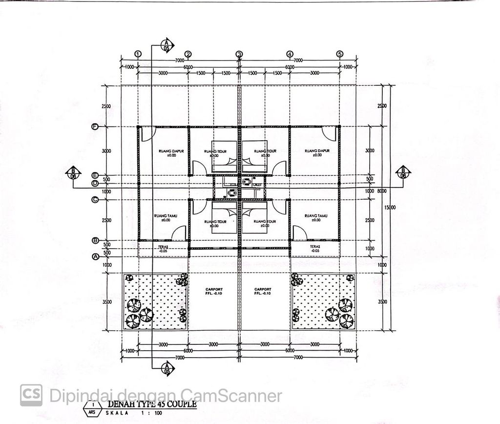 foto denah rumah tipe PERUMAHAN GESYA GURINDAM 3 perumahan GESYA GURINDAM 3