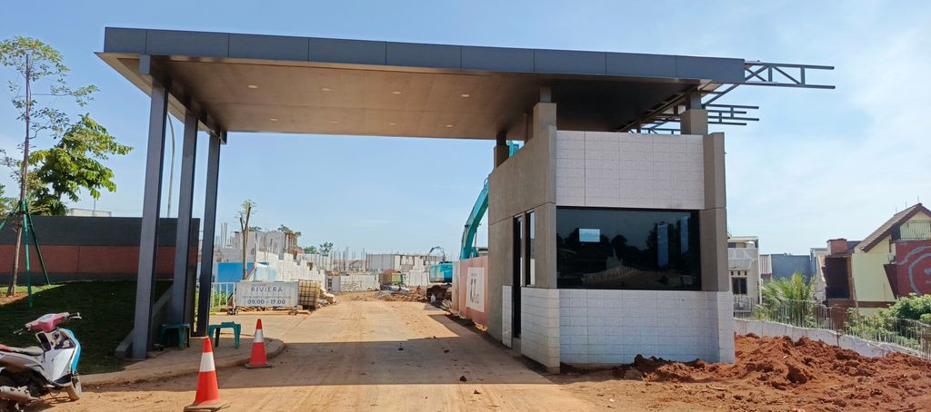 foto gerbang perumahan DISCOVERY RIVIERA BINTARO JAYA