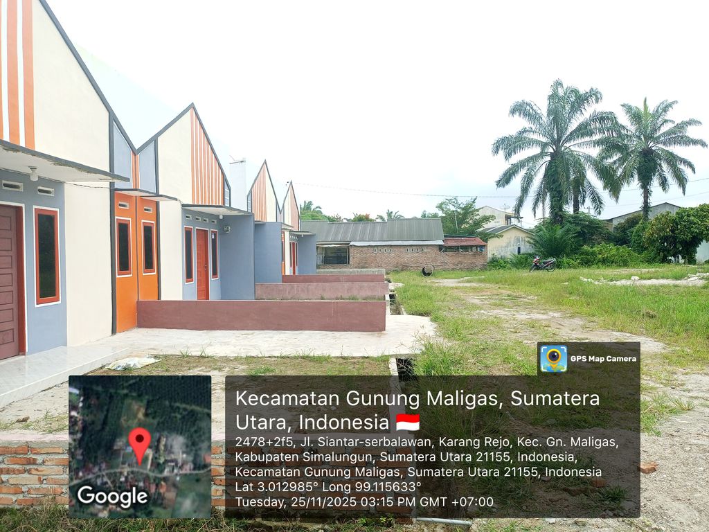 foto posisi tengah perumahan Agatha Residence