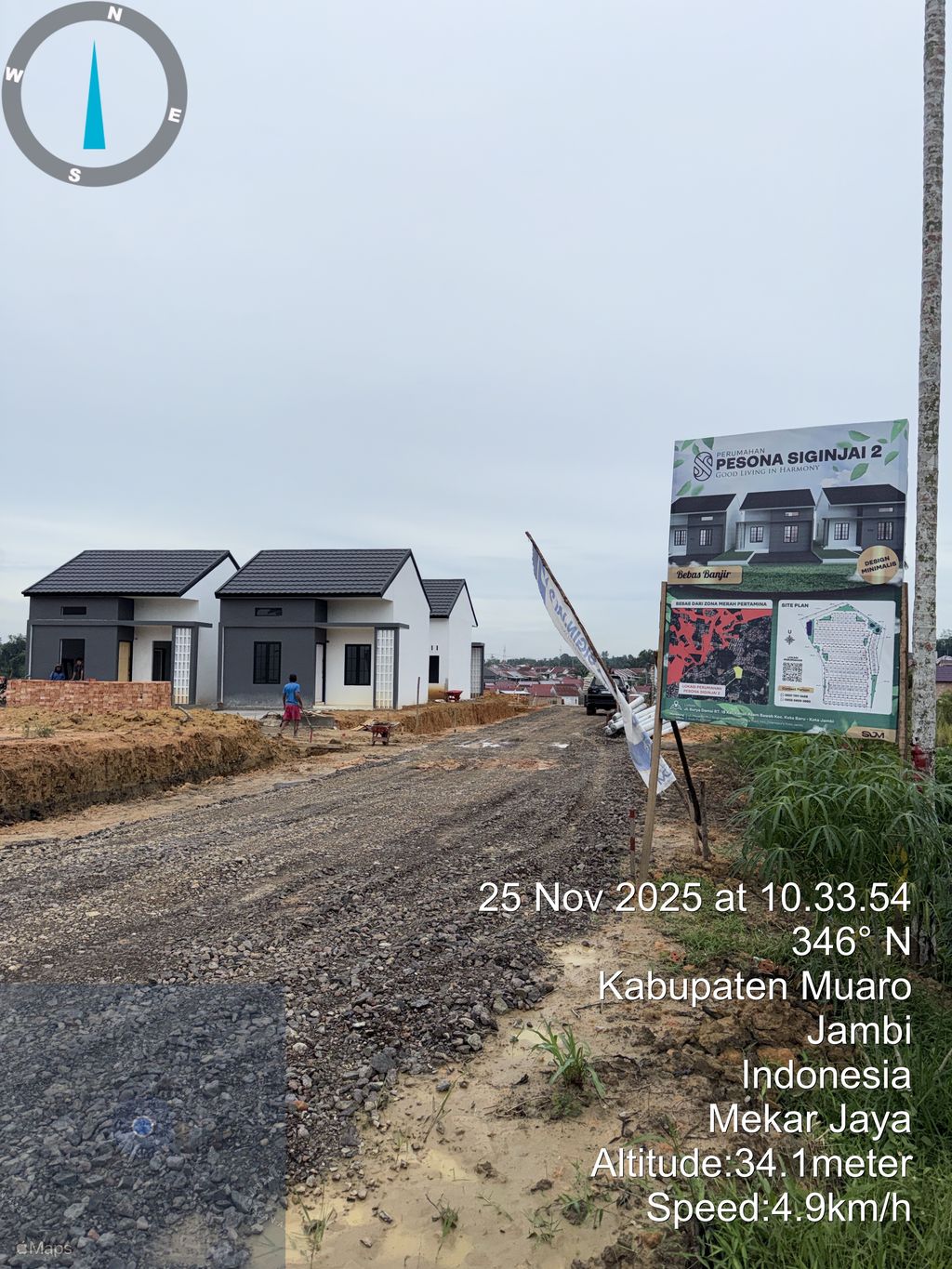 foto gerbang perumahan PESONA SIGINJAI 2