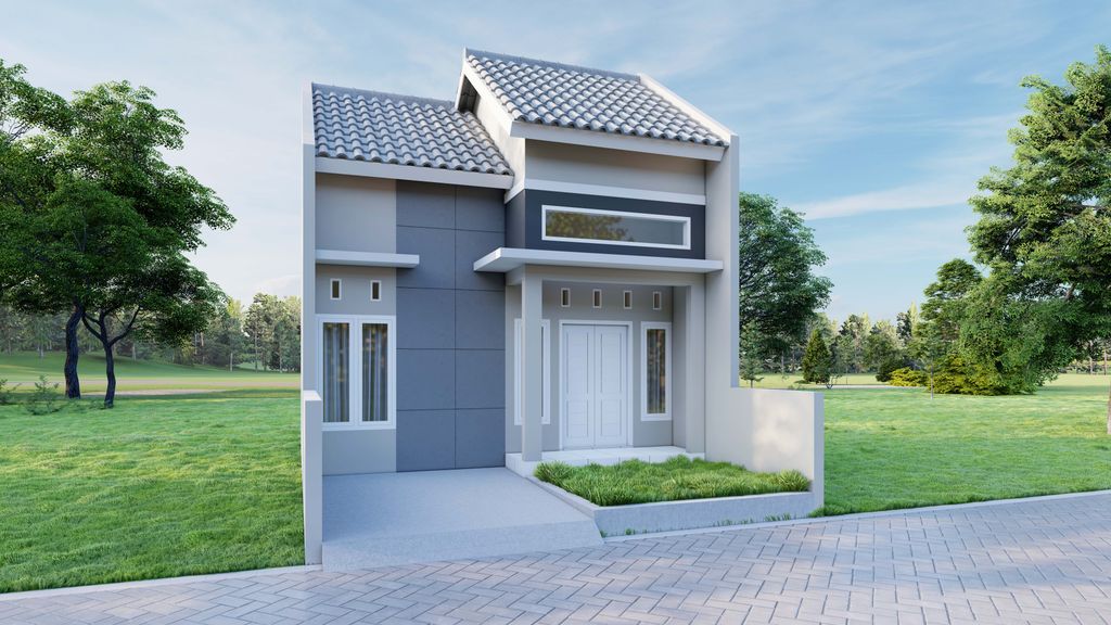 foto tampak rumah tipe 30 perumahan GRIYA WERUNGOTOK ASRI II