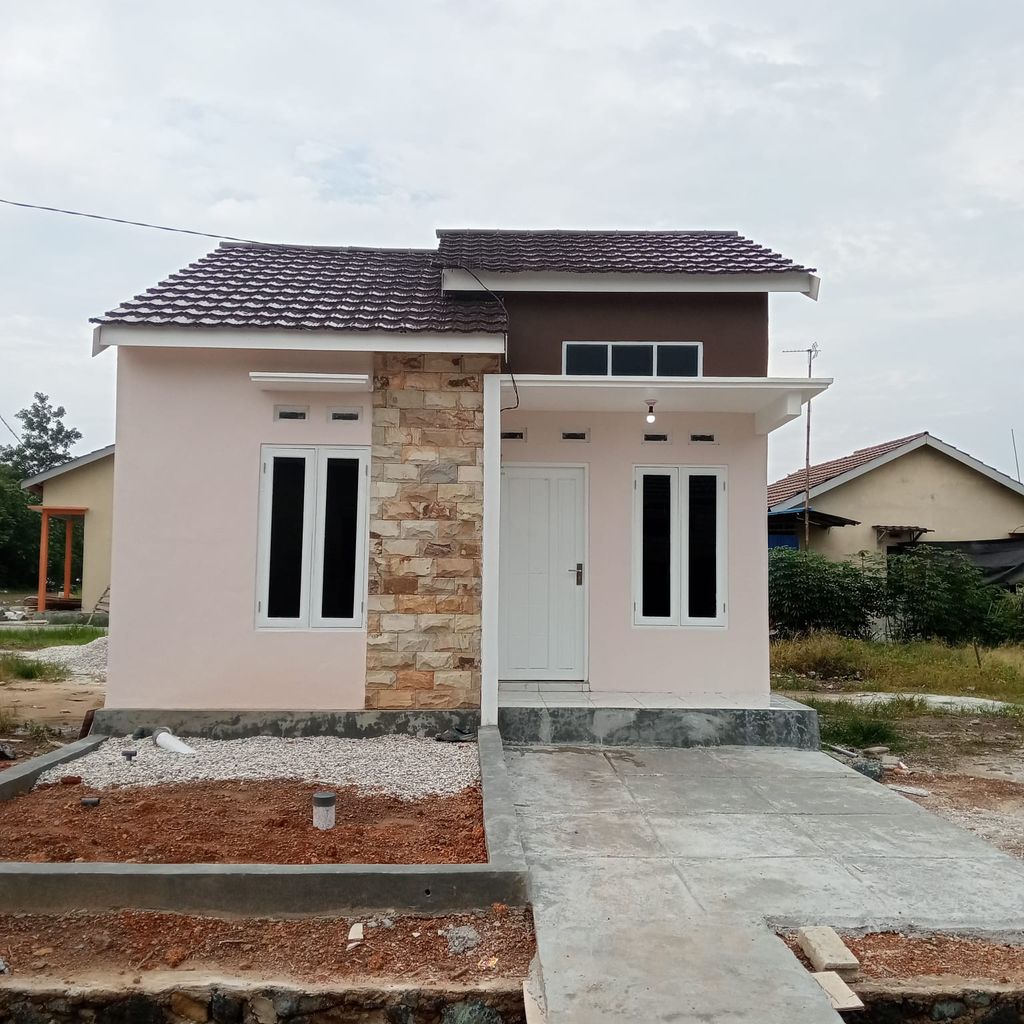 foto tampak rumah tipe 36 perumahan HARAPAN 7