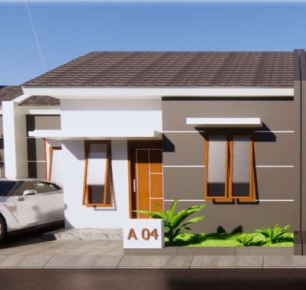 foto tampak rumah tipe 36 perumahan GRAND CAHAYA PROGO