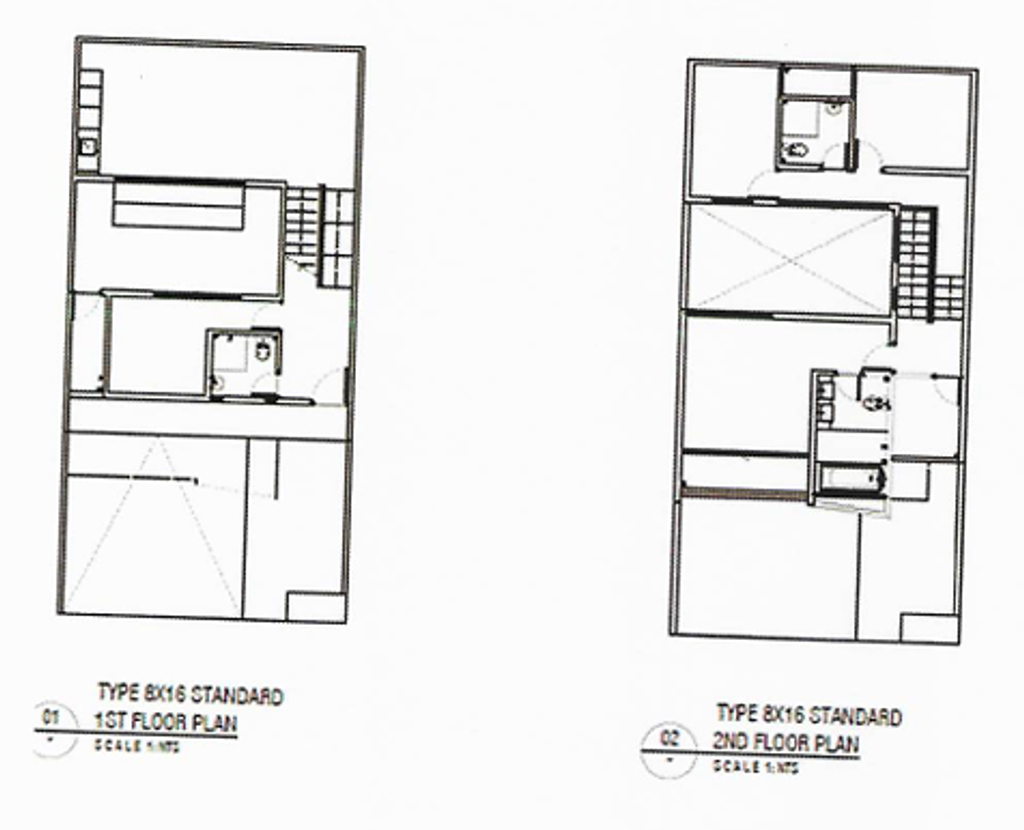 foto denah rumah tipe Lake Vista F-019 - Pavilion / Standard perumahan Shila At Sawangan