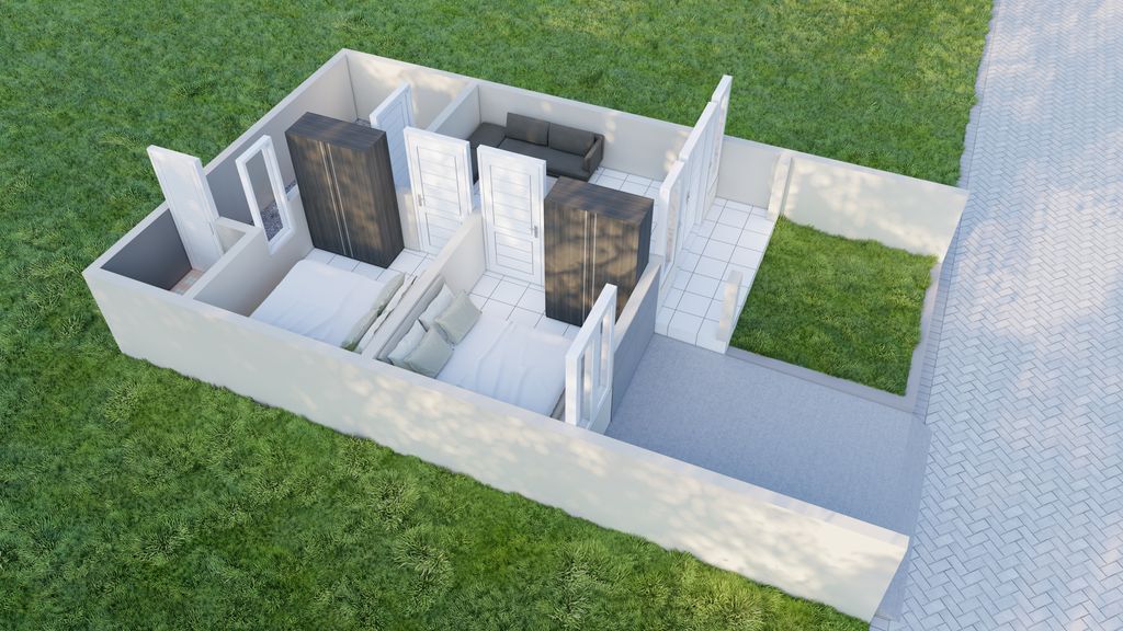 foto denah rumah tipe 30 perumahan GRIYA WERUNGOTOK ASRI II