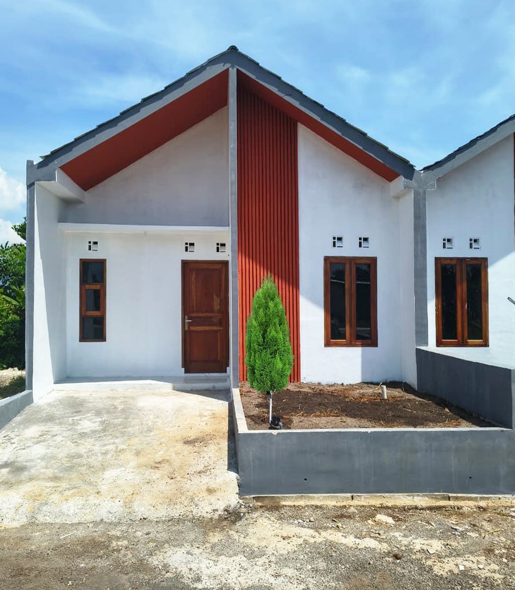 foto tampak rumah tipe 30 perumahan CHALYSTA INDAH RESIDENCE