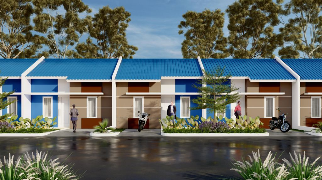 foto denah rumah tipe 30/66 perumahan GIA DANDELION