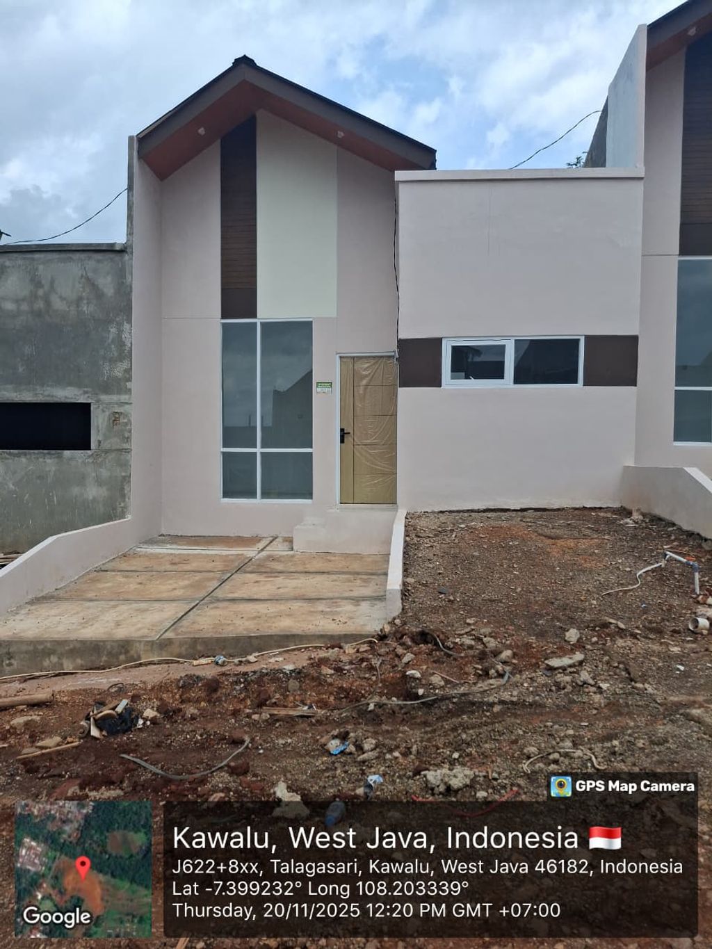 foto tampak rumah tipe SUBSIDI IS perumahan ISTANA KAWALU