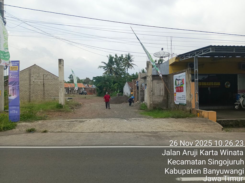 foto gerbang perumahan Griya asri Singojuruh