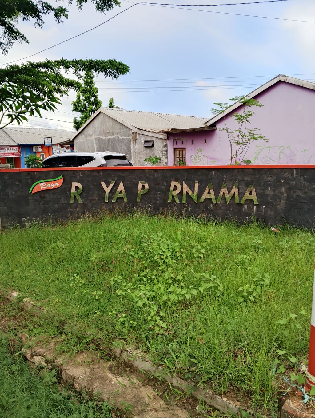 foto gerbang perumahan RAYA PURNAMA 3 TAHAP 2