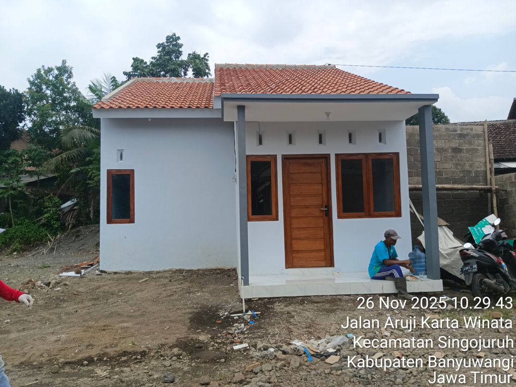 foto contoh rumah perumahan Griya asri Singojuruh