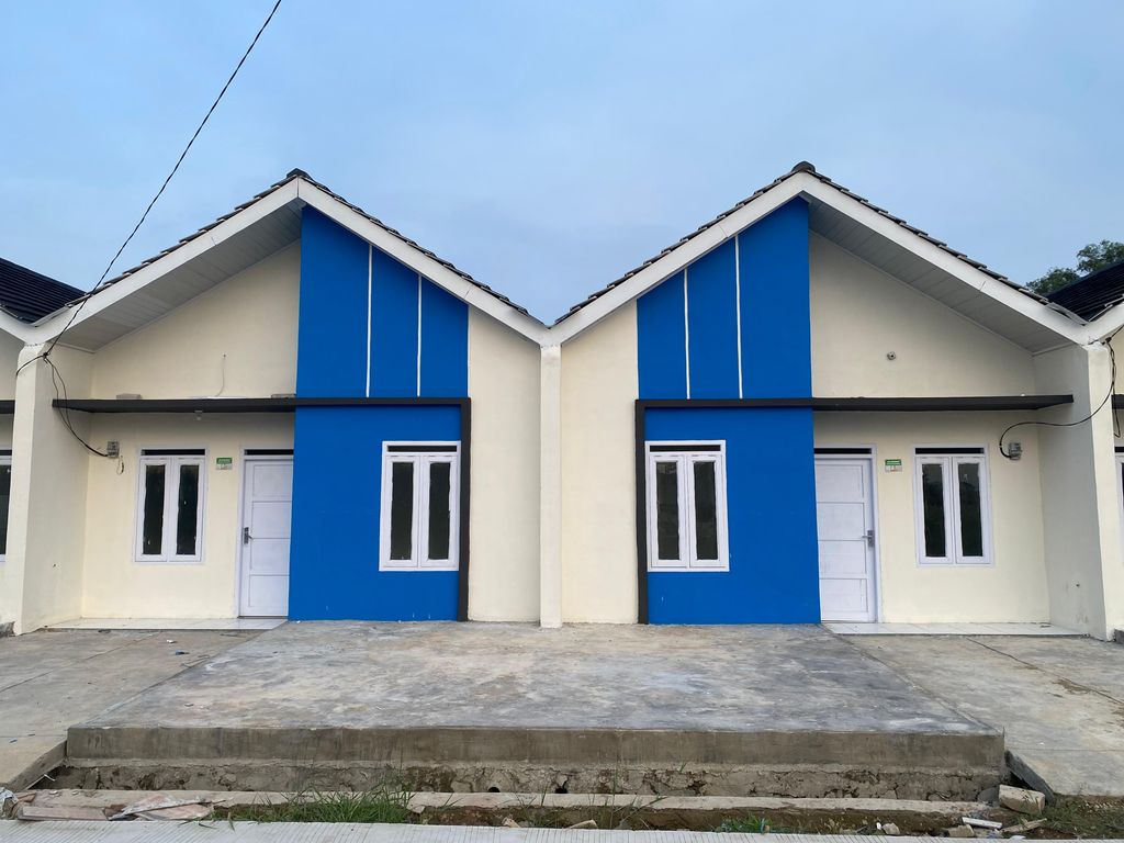 foto tampak rumah tipe Subsidi perumahan Megalisa Cikampek Residence
