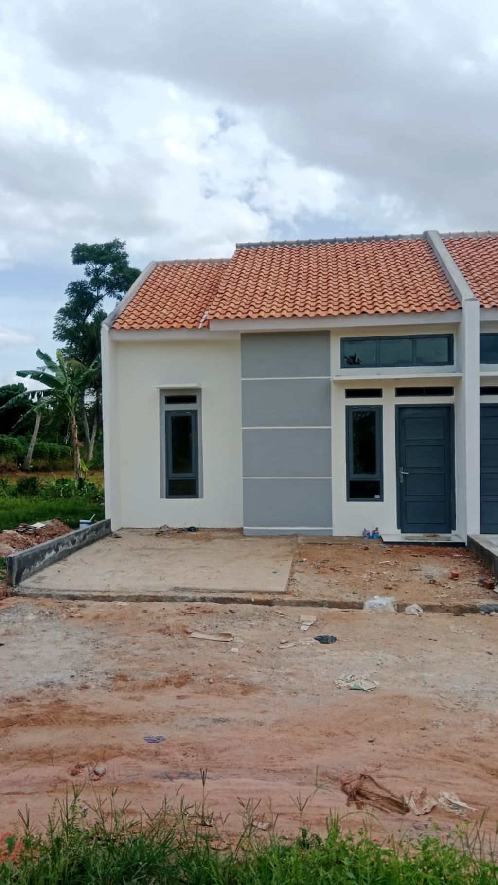 foto tampak rumah tipe 36/72 perumahan Griya Selaras Residence