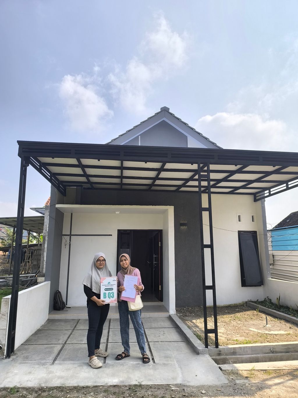 foto contoh rumah perumahan green lengkong asri