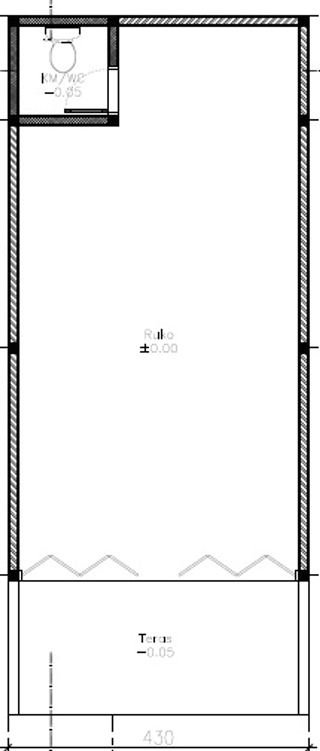 foto denah rumah tipe Ruko perumahan GRAHA CANDI PRATAMA