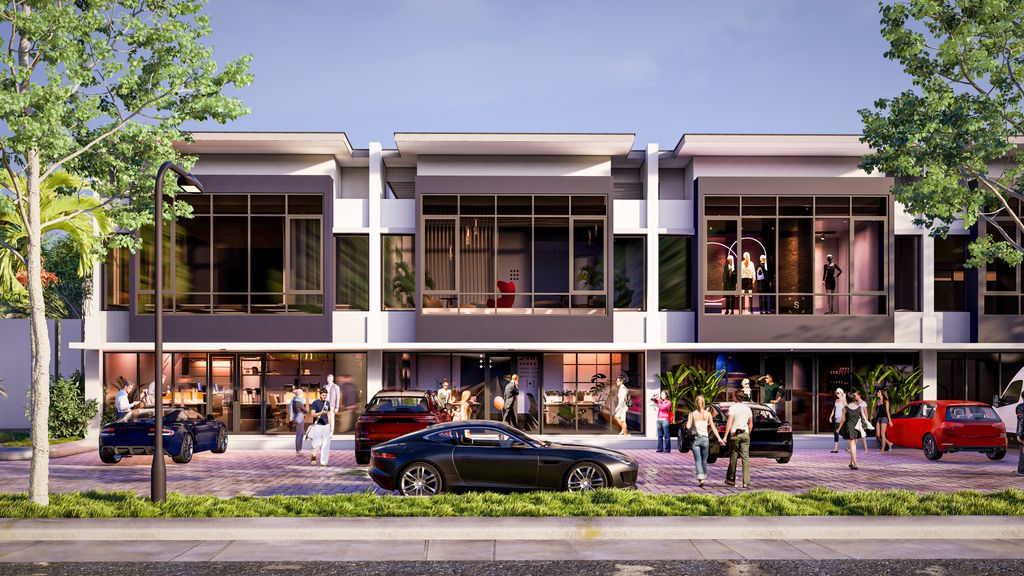 foto tampak rumah tipe Ruko perumahan Bukit Royal Paniki