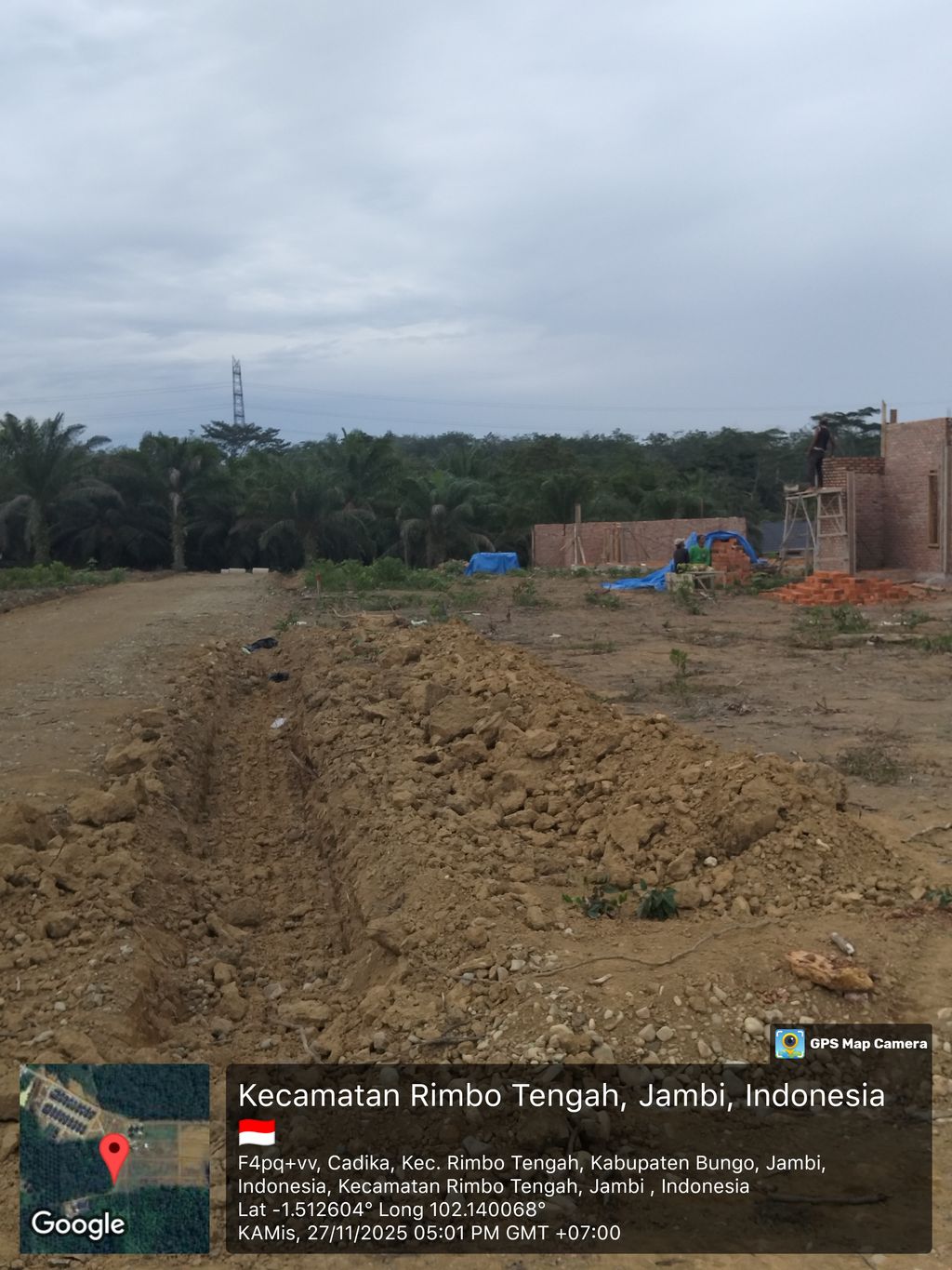 foto posisi tengah perumahan GREEN PETRA 3