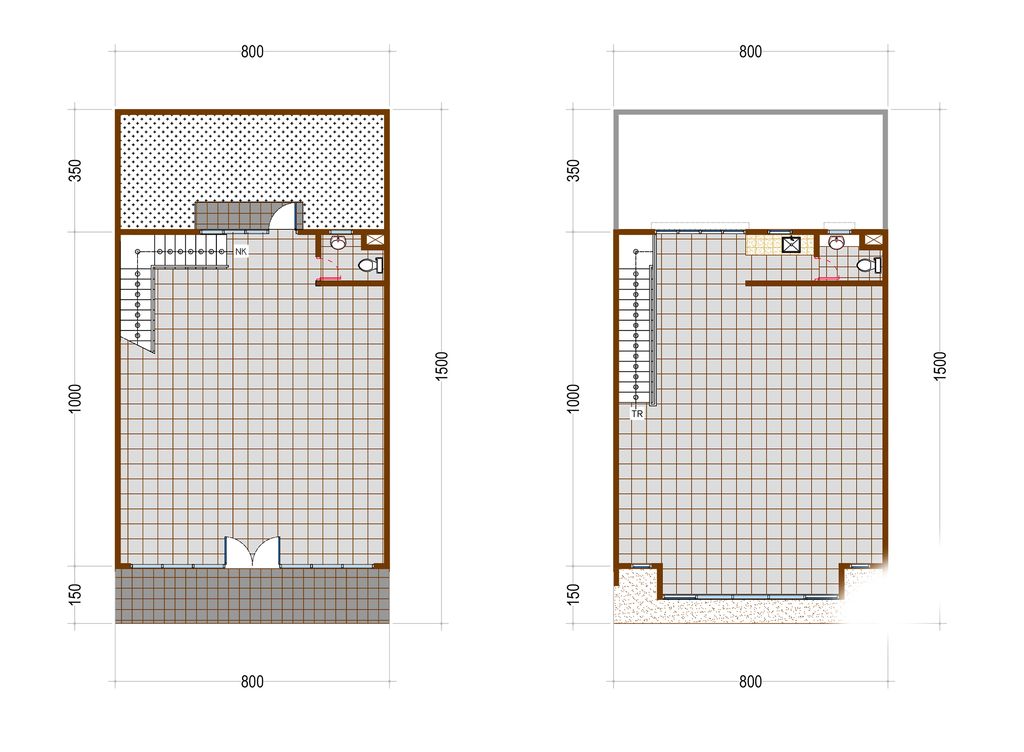 foto denah rumah tipe Ruko perumahan Bukit Royal Paniki