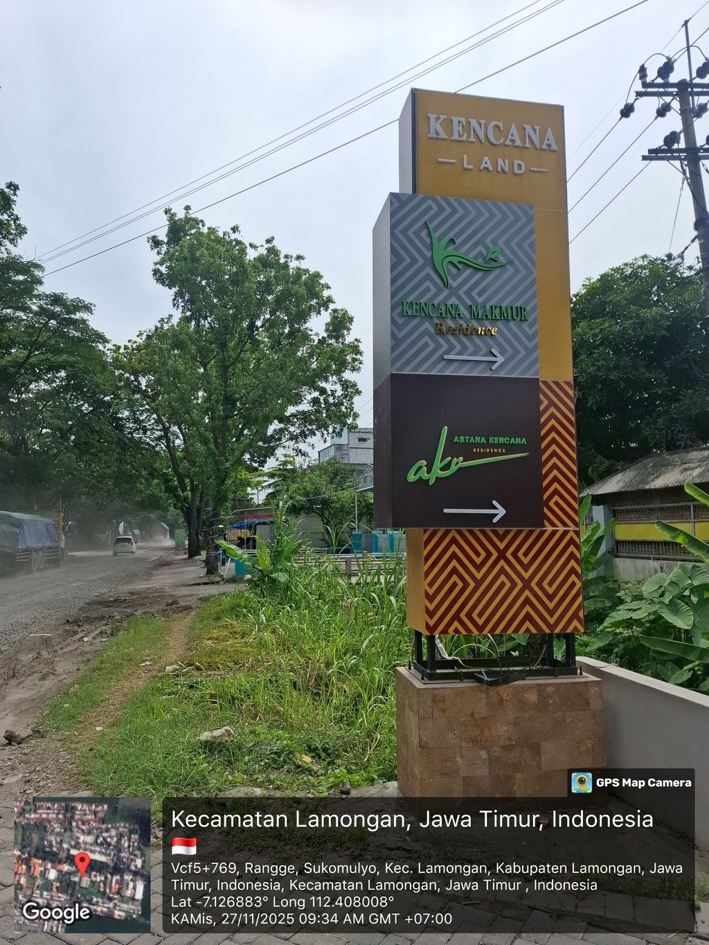 foto gerbang perumahan ASTANA KENCANA RESIDENCE