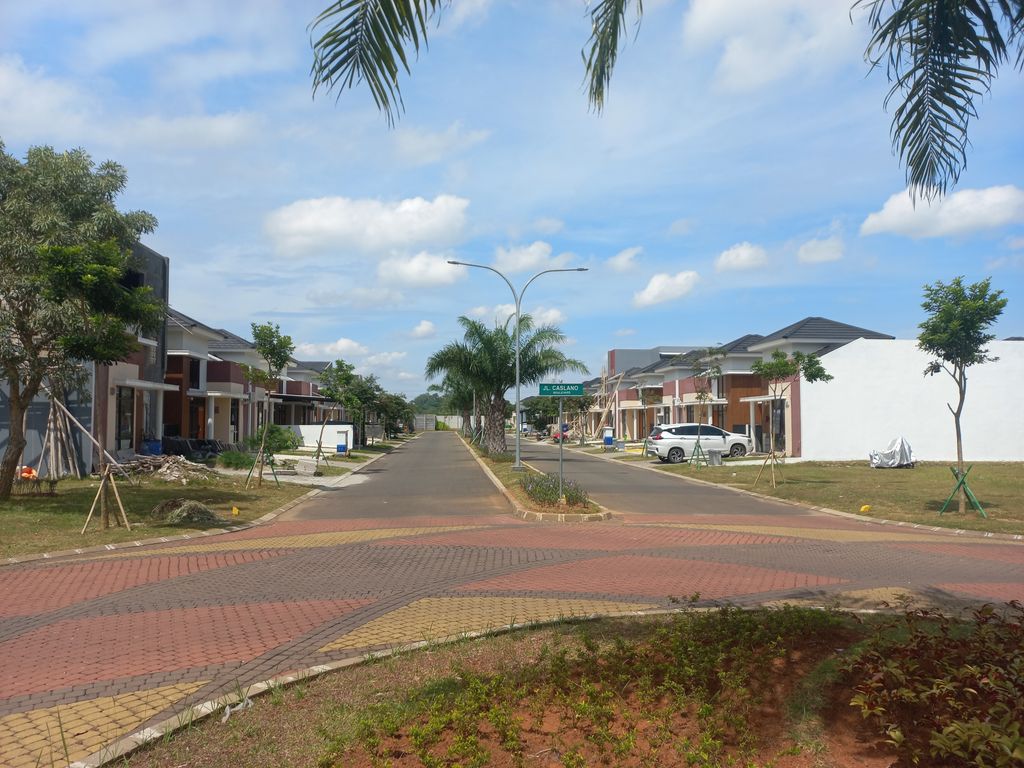 foto posisi tengah perumahan CITRA RAYA - CLUSTER CASLANO - AKCS