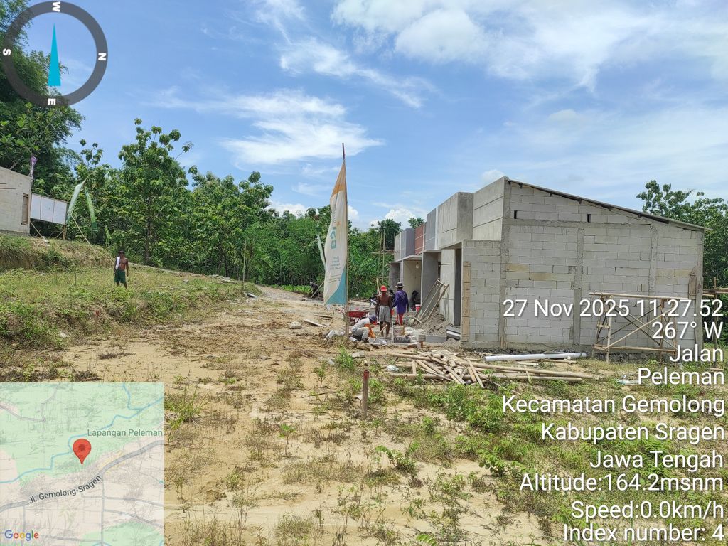 foto posisi tengah perumahan Aruma Hill