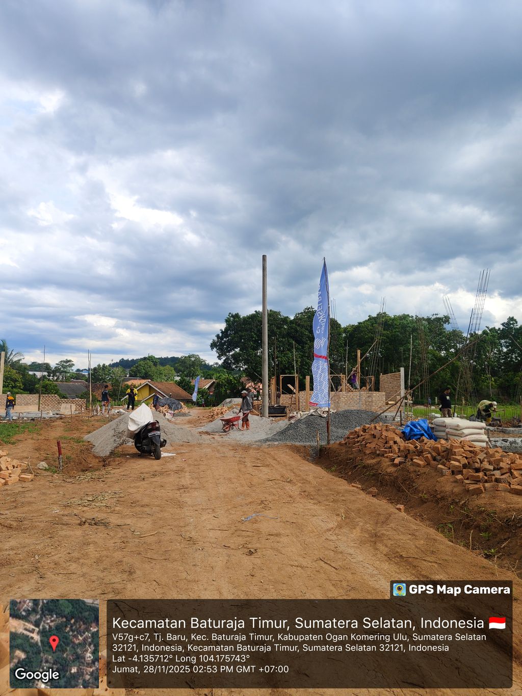 foto posisi tengah perumahan LATANSA 1