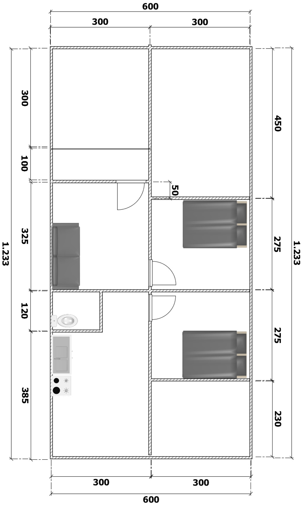 foto denah rumah tipe 30/78 perumahan ALFA RESIDENCE 18