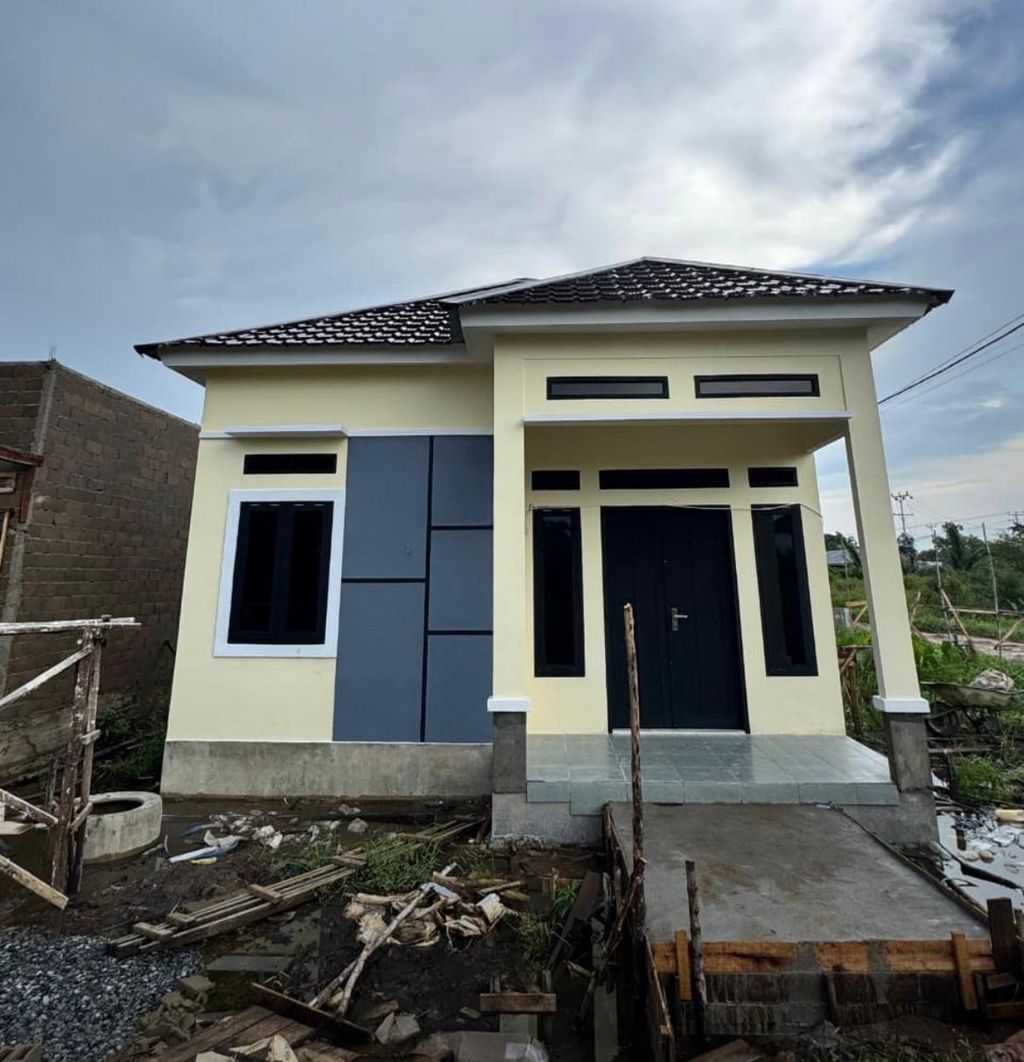 foto tampak rumah tipe 36 perumahan MEGA BINTANG RESIDENCE TAHAP 2