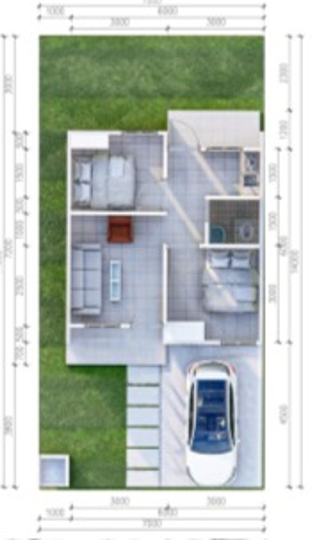 foto denah rumah tipe Rumah Tapak perumahan VILLA GOLDEN