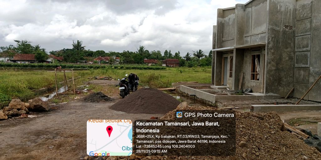 foto posisi tengah perumahan BUMI TAMANSARI INDAH REGENCY