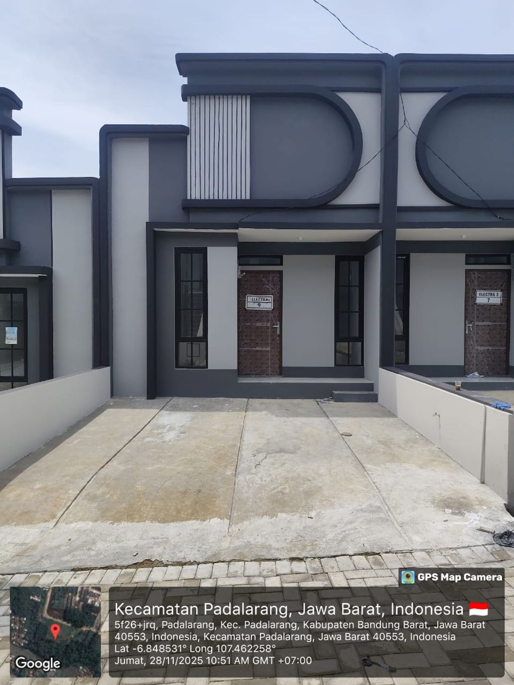 foto tampak rumah tipe 30 1 Lantai Landed (331) perumahan G-Land Padalarang Valley