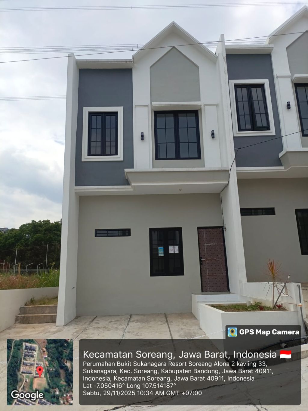 foto tampak rumah tipe 41 Compact High Ceiling (331) perumahan Bukit Sukanagara Resort