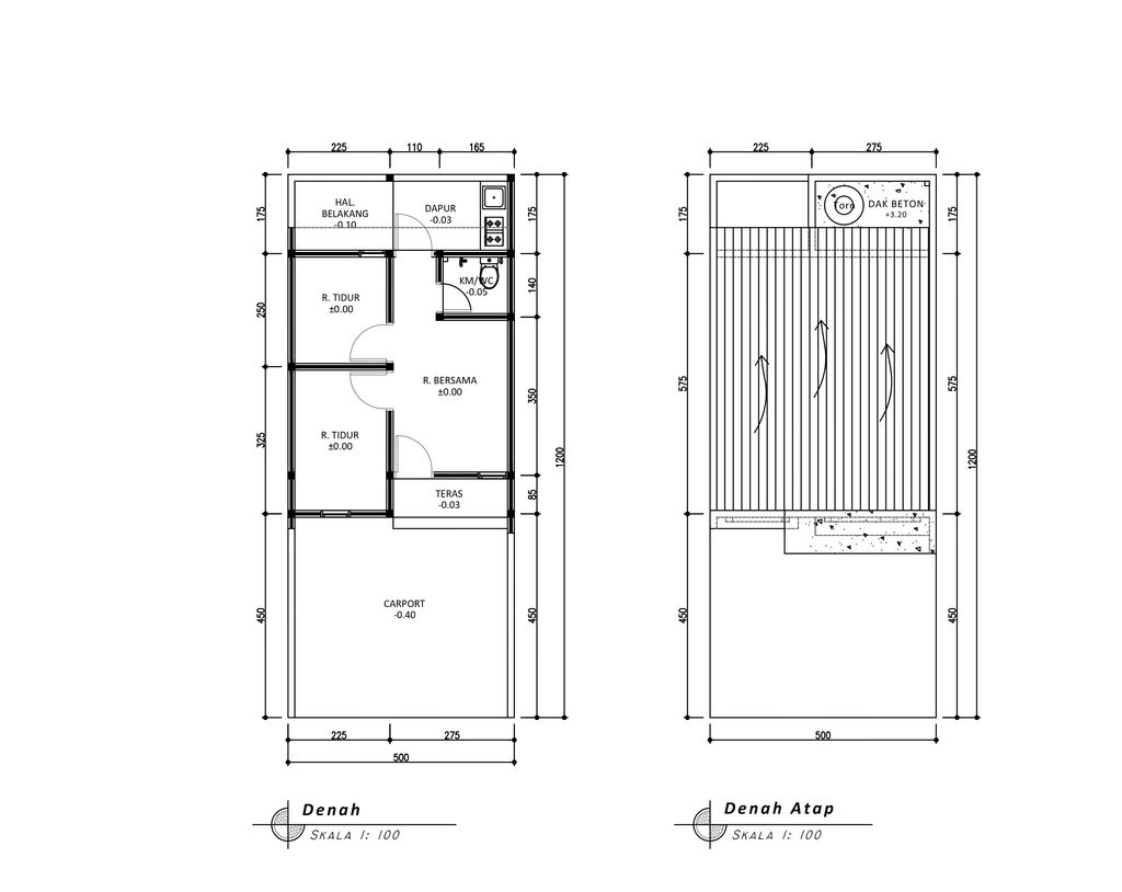 foto denah rumah tipe 30 1 Lantai Landed (331) perumahan G-Land Padalarang Valley