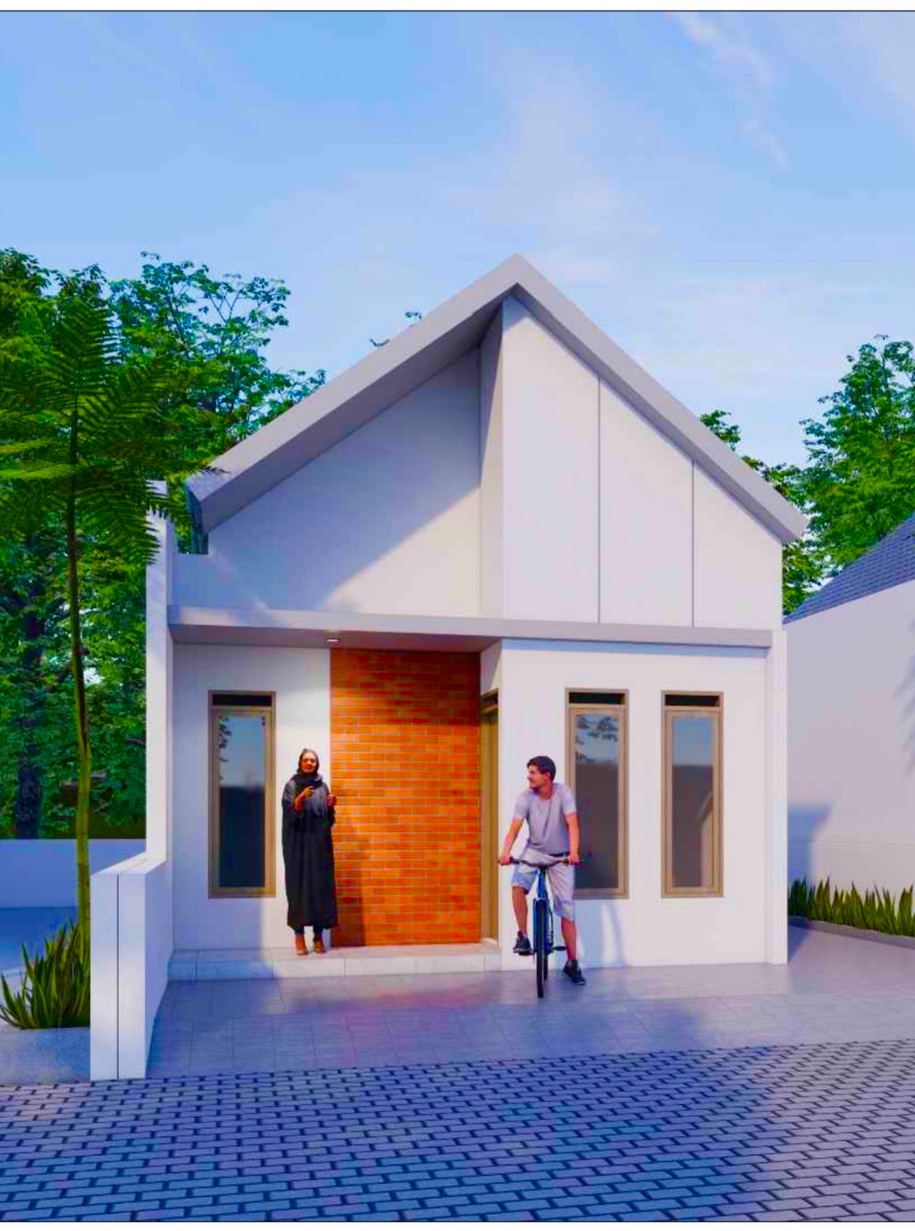 foto contoh rumah perumahan PERUMAHAN PESONA INDAH KATIMIS