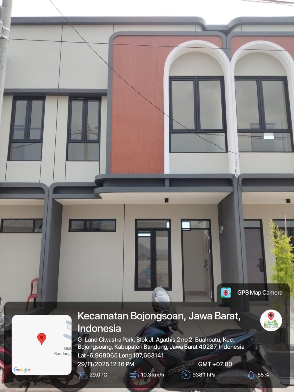 foto tampak rumah tipe 38 Compact 2 Kamar HC (415) perumahan G-Land Ciwastra Park 2